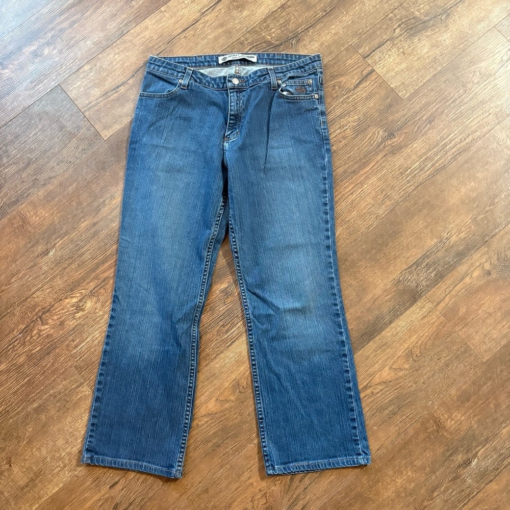 Harley Davidson women’s straight baggy jeans